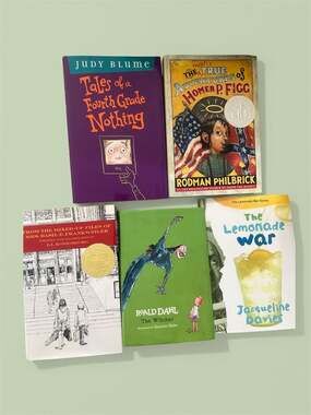 Lot of 5 Children's Hardcover Chapter Books
